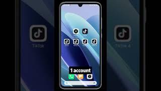 TikTok clone! TikTok multiple accounts login on 1 device.#tiktokaccount #tiktokclone