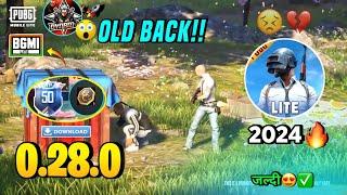 Pubg Lite New 0.28.0 Old Back! Update 2024 | Pubg Mobile Lite 0.28.0 Update Download 2024 