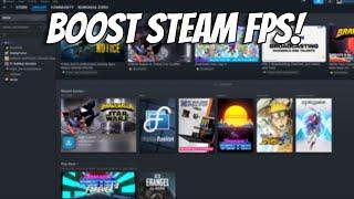 The Best STEAM settings for GAMING performance in 2025 (FPS BOOST INCREASE)