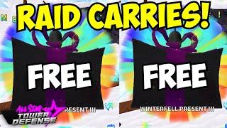 [FREE GIFT] New WinterFell Raid Carries! (All Star Tower Defense ALL CODES)