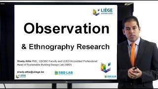 Observation & Ethnography Research