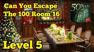 Can You Escape The 100 Room 16 level  5 Walkthrough