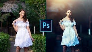 Photoshop cc tutorial: Outdoor Portrait Editing | Portrait Photography