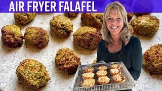 The Secret to Restaurant Style Air Fryer Falafel | Kathy's Vegan Kitchen