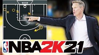 ТАКТИКА В NBA 2K21! Как включить комбинации, настройки защиты и нападения.