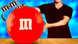 WE PREPARED A HUGE M&M'S WEIGHING 55 KILOGRAMS.