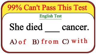 Mixed English Grammar Test  if you Pass this Test, your English is absolutely 100% superb