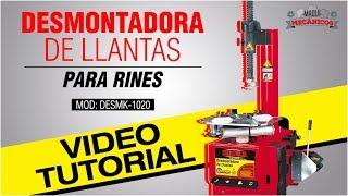 Desmontadora de Llantas 12" a 24" (Videotutorial)