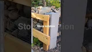 Simple gabion, stone collector.