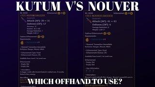 Black Desert Online Xbox One | Kutum Vs Nouver | Which offhand/subweapon is BEST? | Lets Take a Look