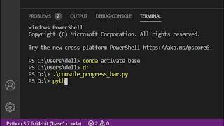 Console Progress Bar in Python