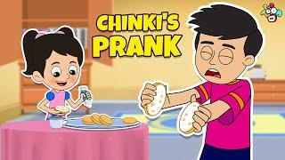 Chinki's Prank | Prank Challenge | Animated Stories | English Cartoon | Moral Stories | PunToon Kids