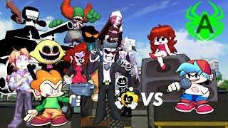 [FNF] Friday Night Funkin' cartoon Animation, but its Boyfriend & Girlfriend VS Everyone!