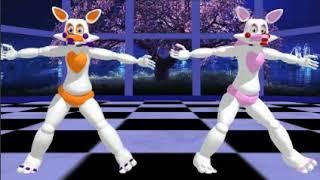 (MMDXFNAF) Mangle and Lolbit dance Timber