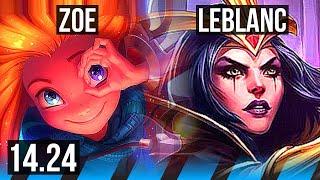 ZOE vs LEBLANC (MID) | NA Master | 14.24