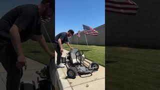 This shifter kart RIPS  #driftkart #gokart #diy