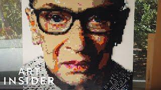 Creating Portraits Using Thousands Of Lego Bricks | Master Craft | Insider Art