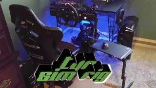 TJR Sim Racing Rig Overview