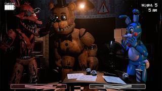 5 AM at Freddy's: The Prequel FNaF in Real Time Animated