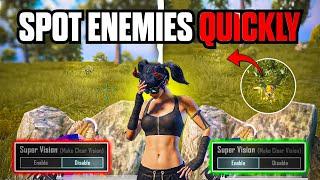 HOW TO SPOT ENEMIES EASILY ft. @MicroStrategy-YT24 PUBG MOBILE & BGMI SPOTTING ENEMY TIPS AND TRICKS