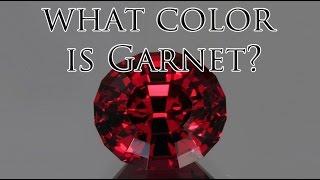 What Color Is Garnet?