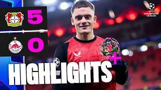 Led by Florian Wirtz: Leverkusen ease to 5-0 win over Salzburg | Champions League Highlights