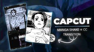 CapCut Manga Shake + CC Transition  Tutorial | CapCut Tutorial