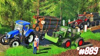 Roleplay pe Dumesti///AM MERS LA PĂDURE CU DOUĂ TRACTOARE [889]-Farming Simulator 19