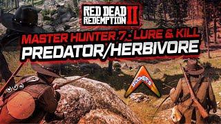 RDR2 Master Hunter 7 - Lure & Kill Predator/Herbivore