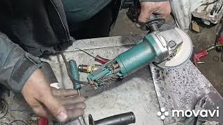 Makita 9558 выявление и устранение неисправности двигателя