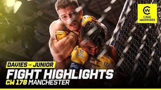 100% Submission Rate! | Ieuan Davies vs. Amaury Junior | CW 178 Manchester Fight Highlights