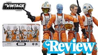 Star Wars The Vintage Collection X-Wing Pilot 4 Pack Review