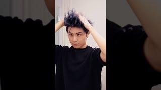 How Brian Styles His Hair Like a K-pop Idol (ASMR) #Shorts #YouTubePartner