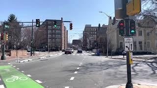 New bicycle signals at complex bike intersection, Cambridge, MA