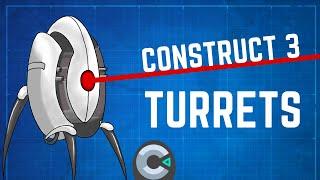 How to make 360 turrets in construct 3