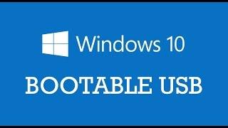 Windows 10 bootable USB Flash Drive using Command prompt or CMD | Diskpart