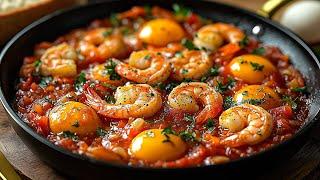 The most impressive Dish  with Eggs and Shrimps