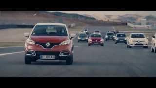 Renault - весь модельный ряд на гоночной трассе!