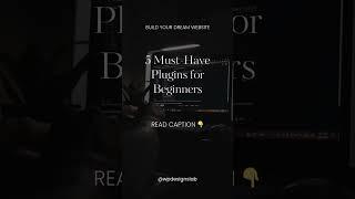 5 Must-Have Plugins for Beginners for WordPress Website#staticwebsitedesign#coding#wordpress