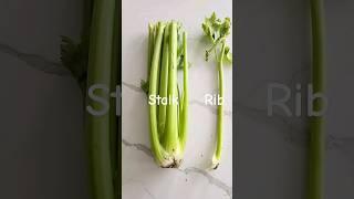 What is the stalk of celery #celery #juicing #educational