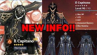 NEW UPDATE!! Il CAPITANO NOW PLAYABLE IN VERSION 5.6??! - GENSHIN IMPACT