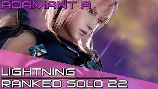 SLICE THEM IN TWO! Dissidia Final Fantasy NT (DFFNT) - Lightning Ranked Solo Matches 22 [Adamant A]