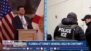Florida Attorney General held in contempt for ignoring immigration law orders