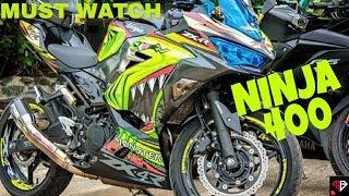 KAWASAKI NINJA 400 Modifications and New Cool Graphics ️