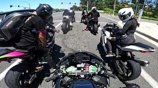 Ninja H2 Rides w/ Friends On 4th of July