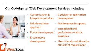 CodeIgniter Web Development Company-Windzoon Technologies