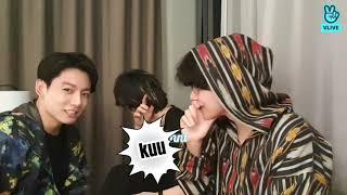 [ENG SUB]Funny moments of  TAEHYUNG, JIMIN & JUNGKOOK LIVE VLIVE (2021.11.28)