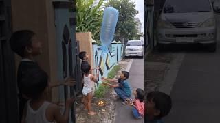 Balon udara warna warni terbang tinggi #shortvideo #balloon #balon
