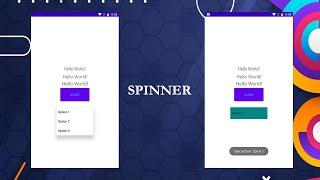 Android Studio Tutorial: How To Create An Android Spinner | #learnvibes #androiddevelopment