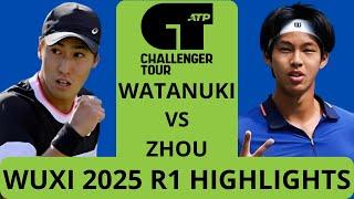 Yosuke Watanuki 綿貫洋輔 vs Yi Zhou | Wuxi 2025 R2 | Highlights